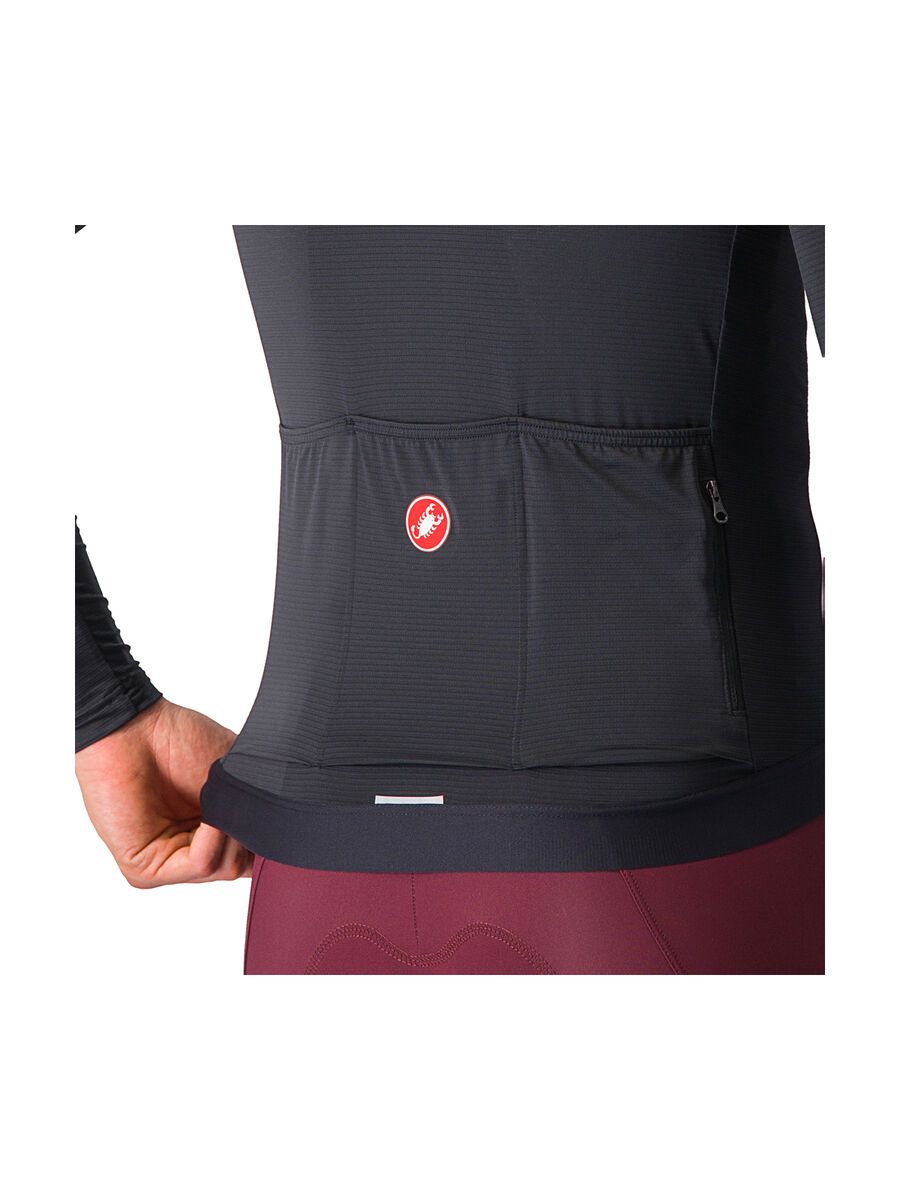 Castelli Espresso LS Jersey, light black/dark gray - Bild 5