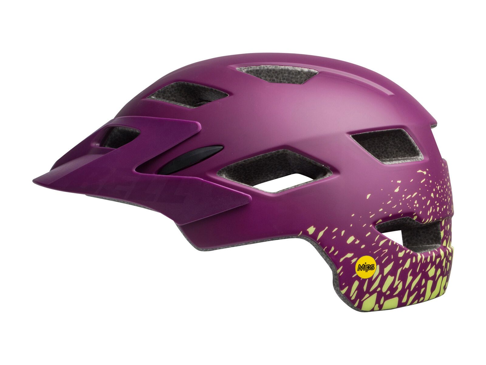 Bell Sidetrack Youth MIPS, matte plum/pear fragments - Bild 2