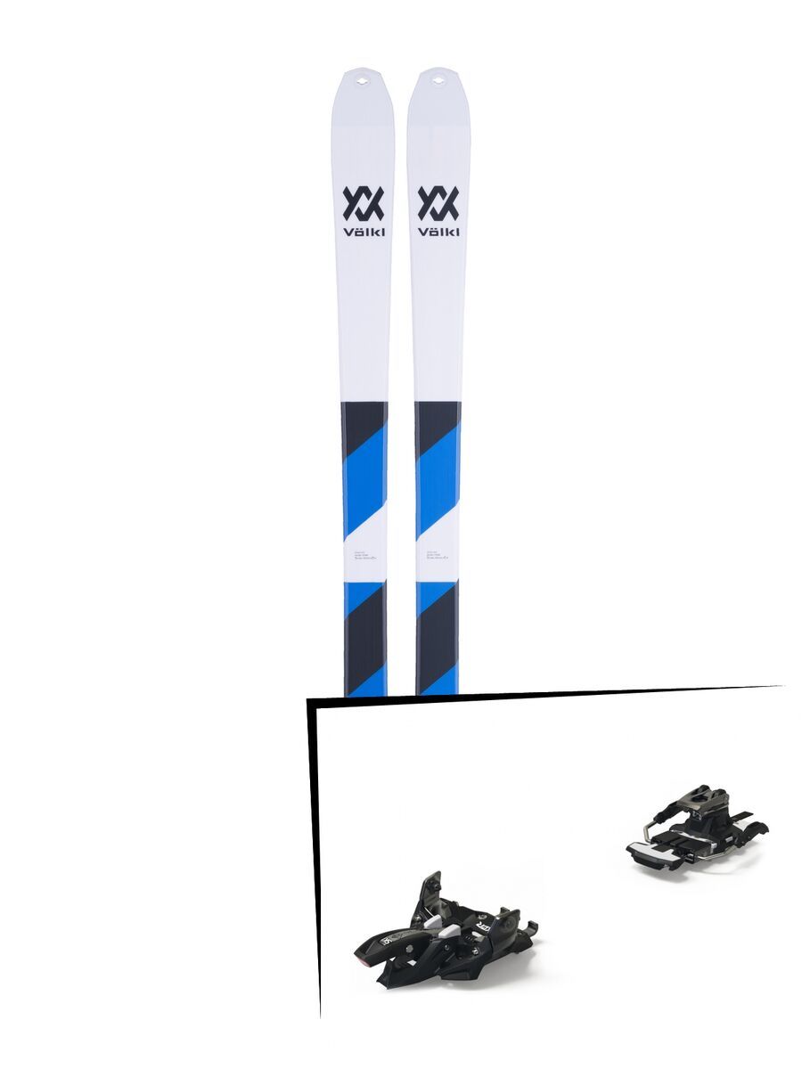 Set: Völkl VTA 80 + Skin 2018 + Marker Alpinist 12 Long Travel black/titanium - Bild 1