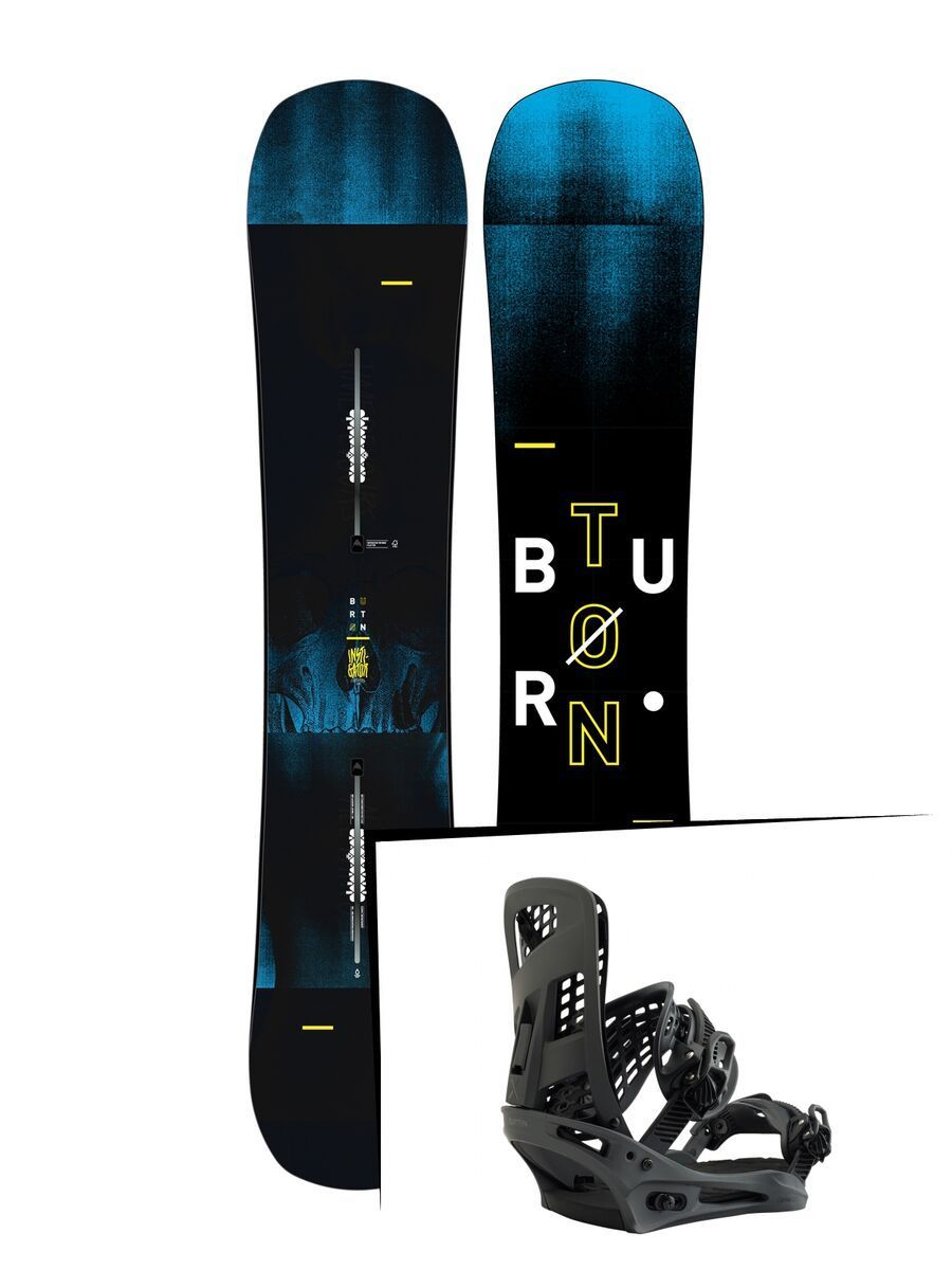 Set: Burton Instigator Wide 2019 + Burton Genesis X black matte - Bild 1