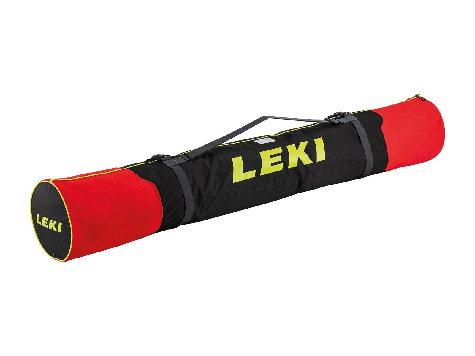 Leki Ski Bag Alpine, leuchtrot-schwarz-neongelb - Bild 1