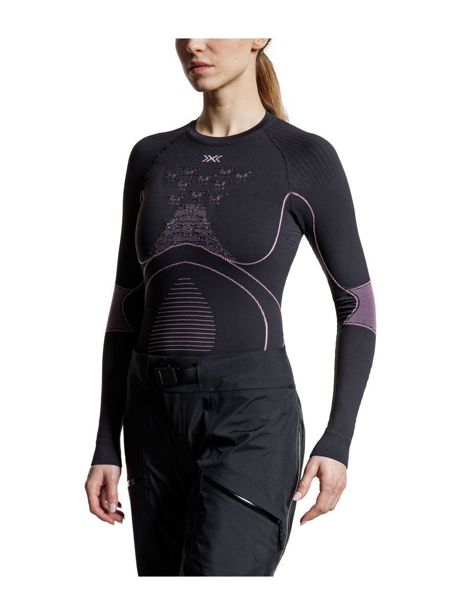 X-Bionic Energy Accumulator 4.0 Shirt LG SL Wmn, charcoal/magnolia - Bild 5