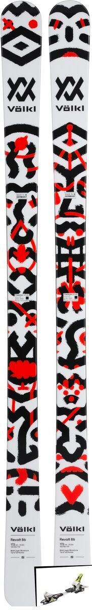 Set: Völkl Revolt 86 2019 + Fritschi Diamir Eagle 12 lemongrass - Bild 1