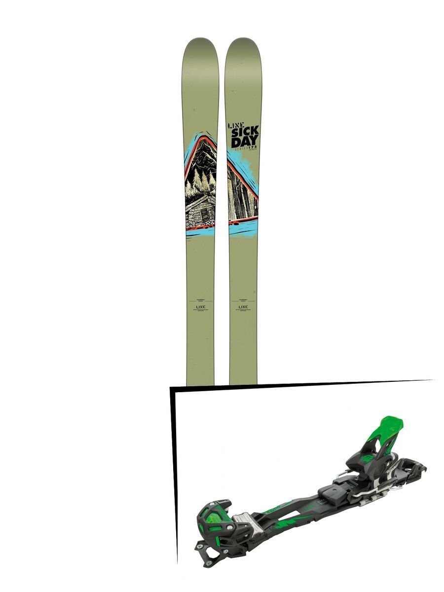 Set: Line Sick Day 95 2016 + Tyrolia Adrenalin 16 (1715219S) - Bild 1