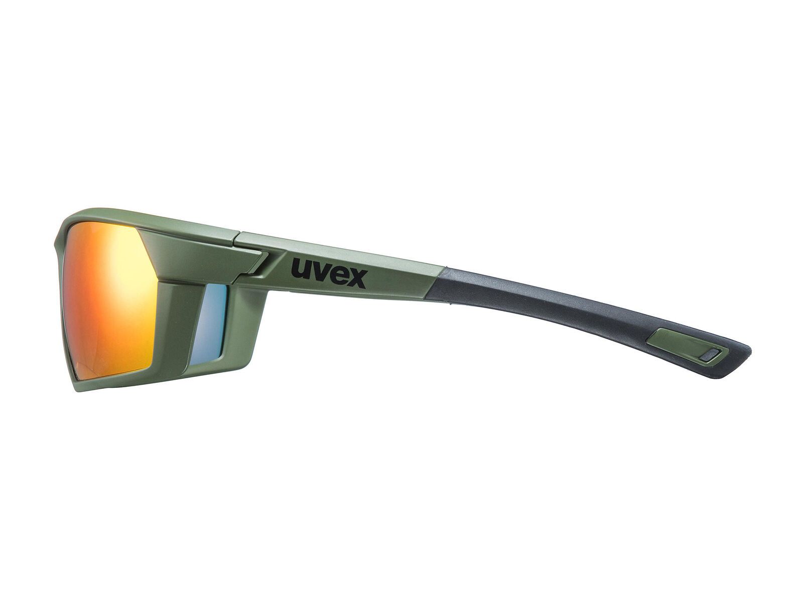 uvex sportstyle 225, olive green mat/Lens: mirror red - Bild 2
