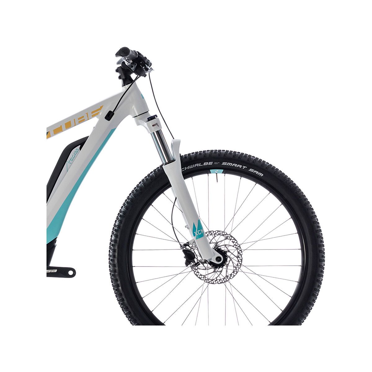Cube Access Hybrid Pro 400 27.5, white´n´blue - Bild 7