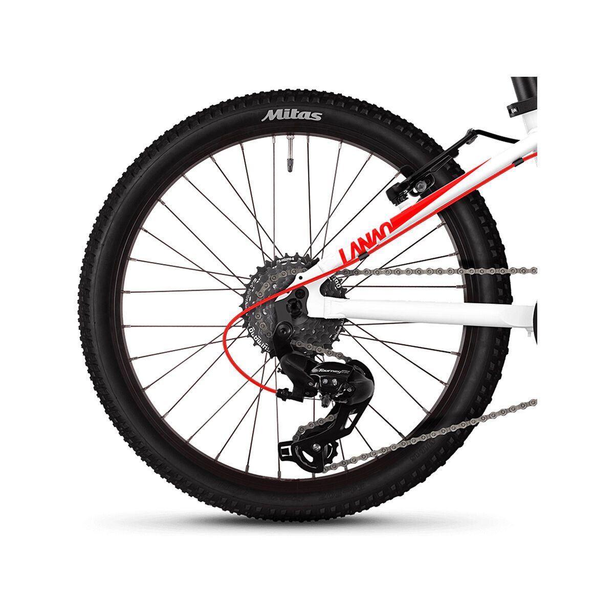 Ghost Lanao R1.0 AL, star white/neon red/juice orange - Bild 5