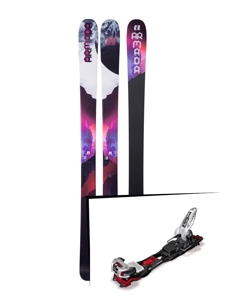 Set: Armada Victa 97 Ti 2018 + Marker Baron EPF 13 black/white/red - Bild 1