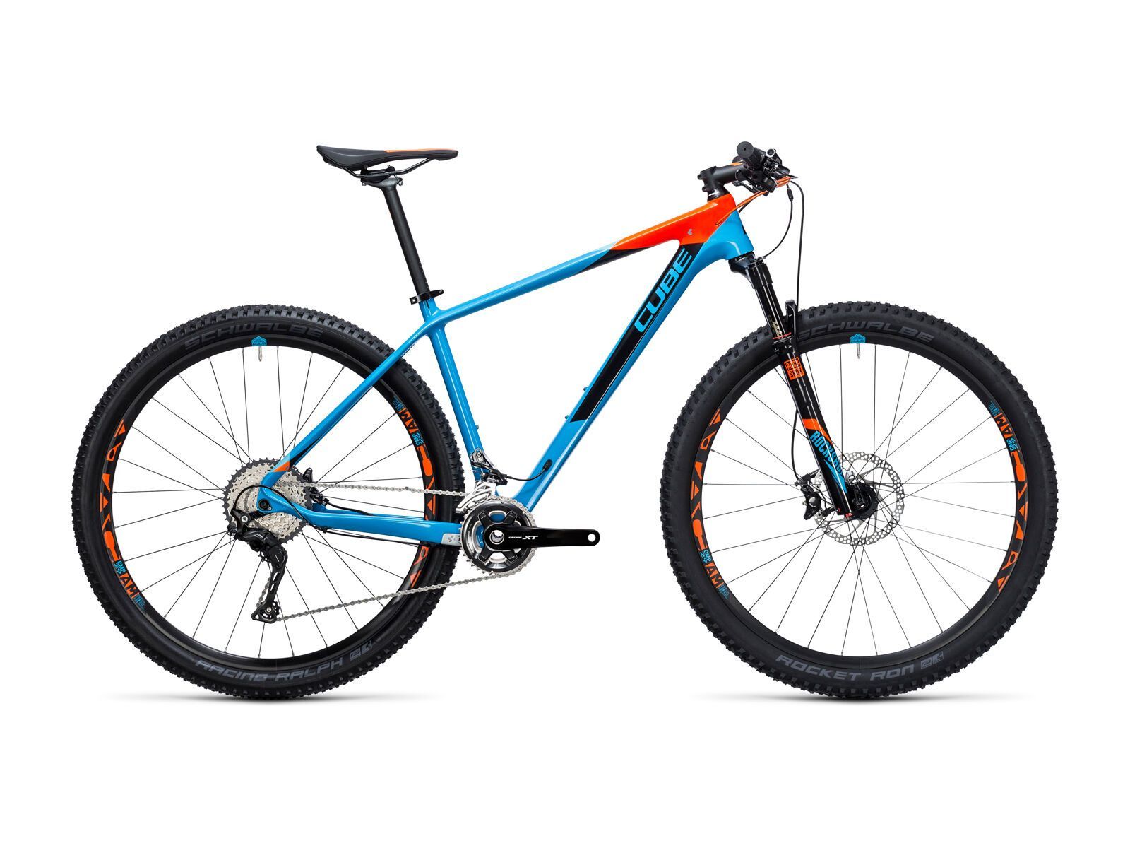 Cube Reaction GTC Race 27.5, reefblue´n´flashorange - Bild 1