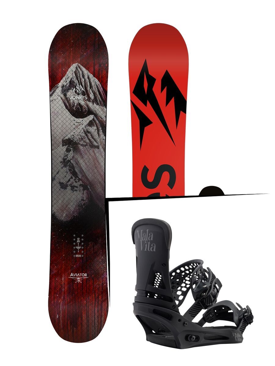 Set: Jones Aviator 2017 + Burton Malavita (1712843S) - Bild 1