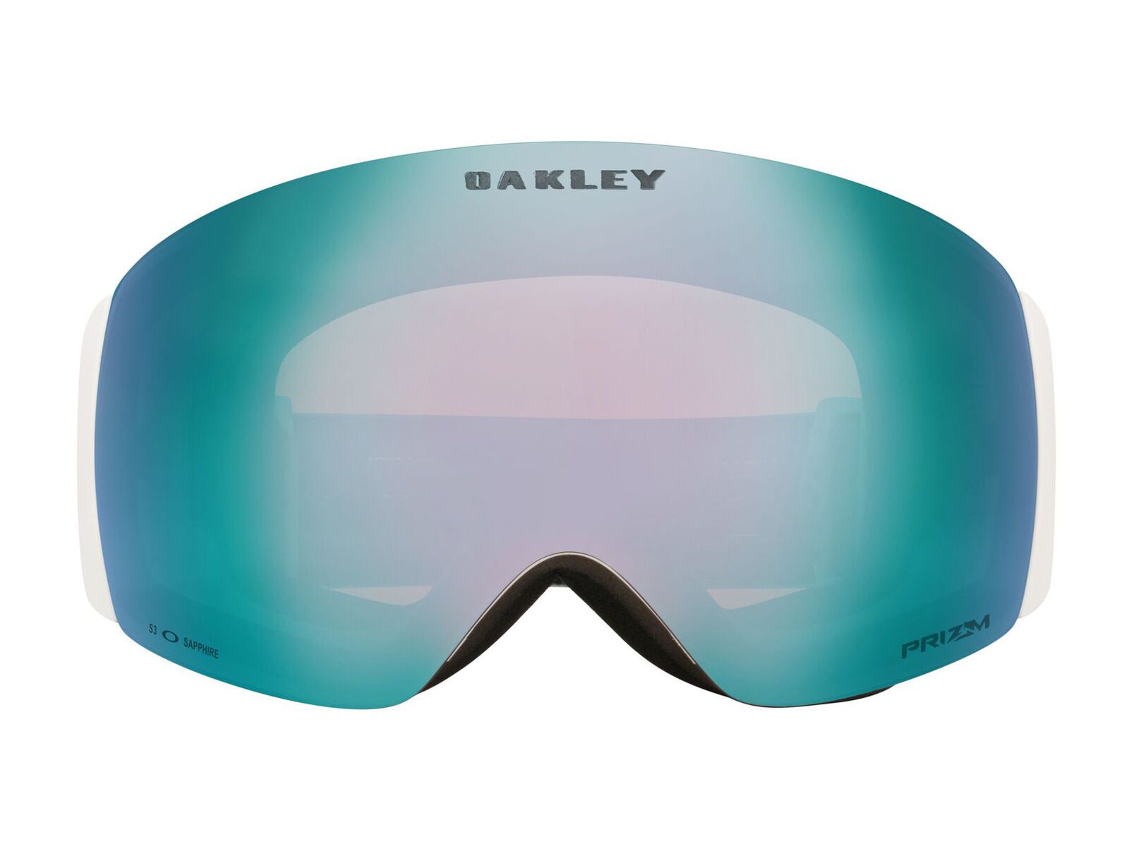 Oakley Flight Deck Pro M, Prizm Snow Sapphire Iridium & Iced / matte white - Bild 3