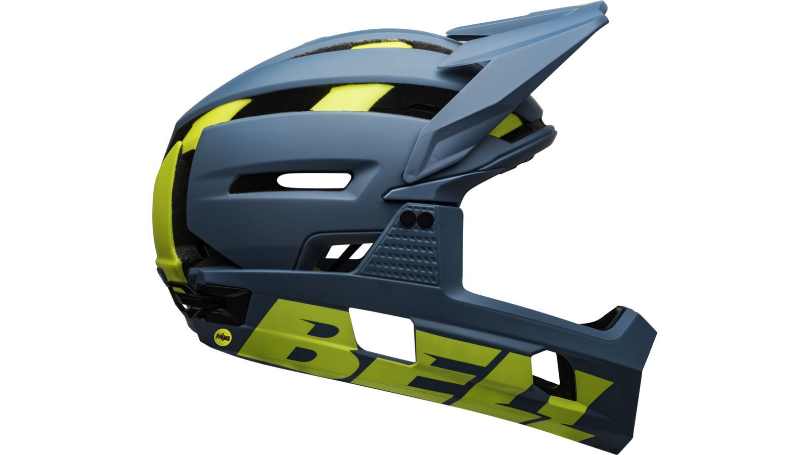 Bell Super Air R MIPS, matte/gloss blue/hi-viz - Bild 3