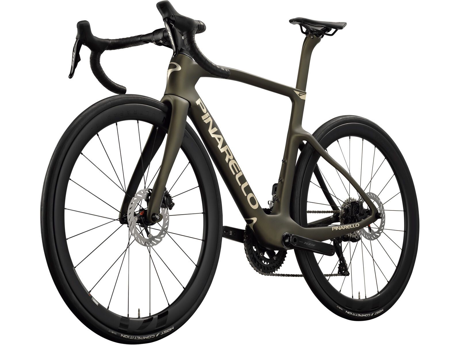 Pinarello F5 105 Di2 2x12 / MOST Fast 45 Carbon, bronze mirage - Bild 3