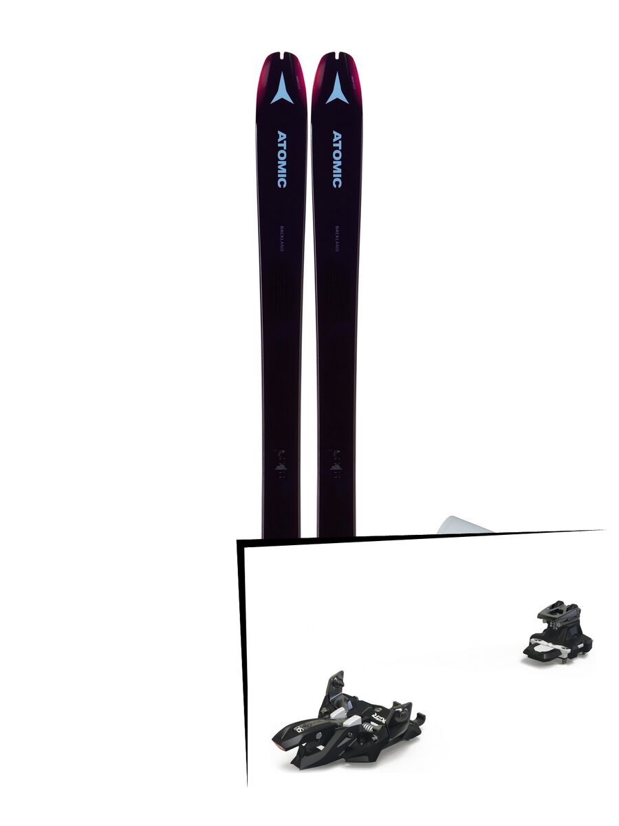 Set: Atomic Backland 85 W + Hybrid Skin 85 2019 + Marker Alpinist 9 black/titanium - Bild 1