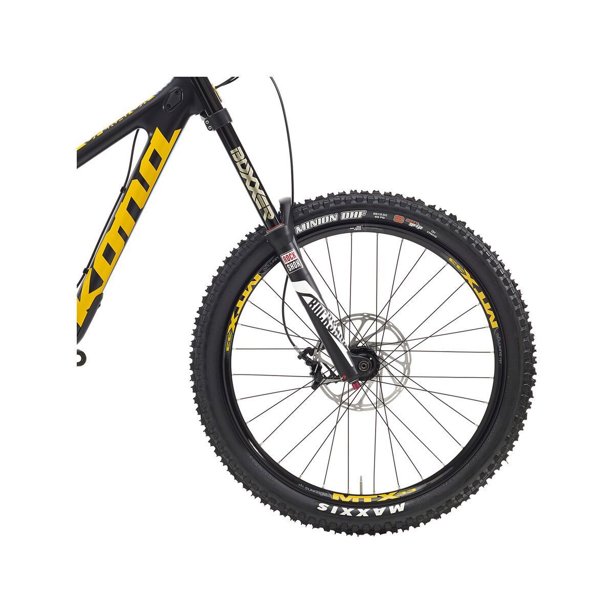 Kona Operator, matt carbon & black w/ yellow & blue decals - Bild 2