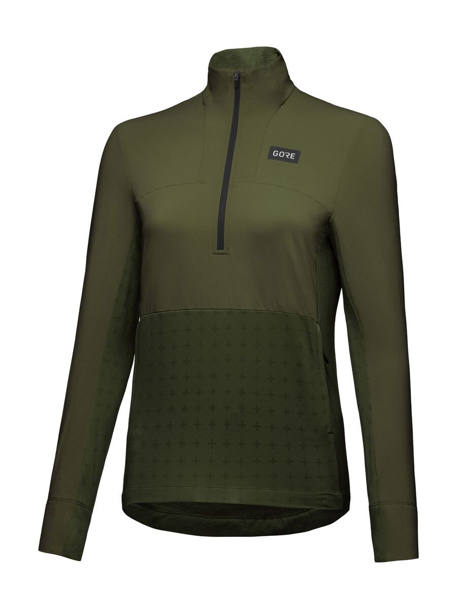 GOREWEAR TrailKPR Hybrid 1/2-Zip Damen, utility green - Bild 2