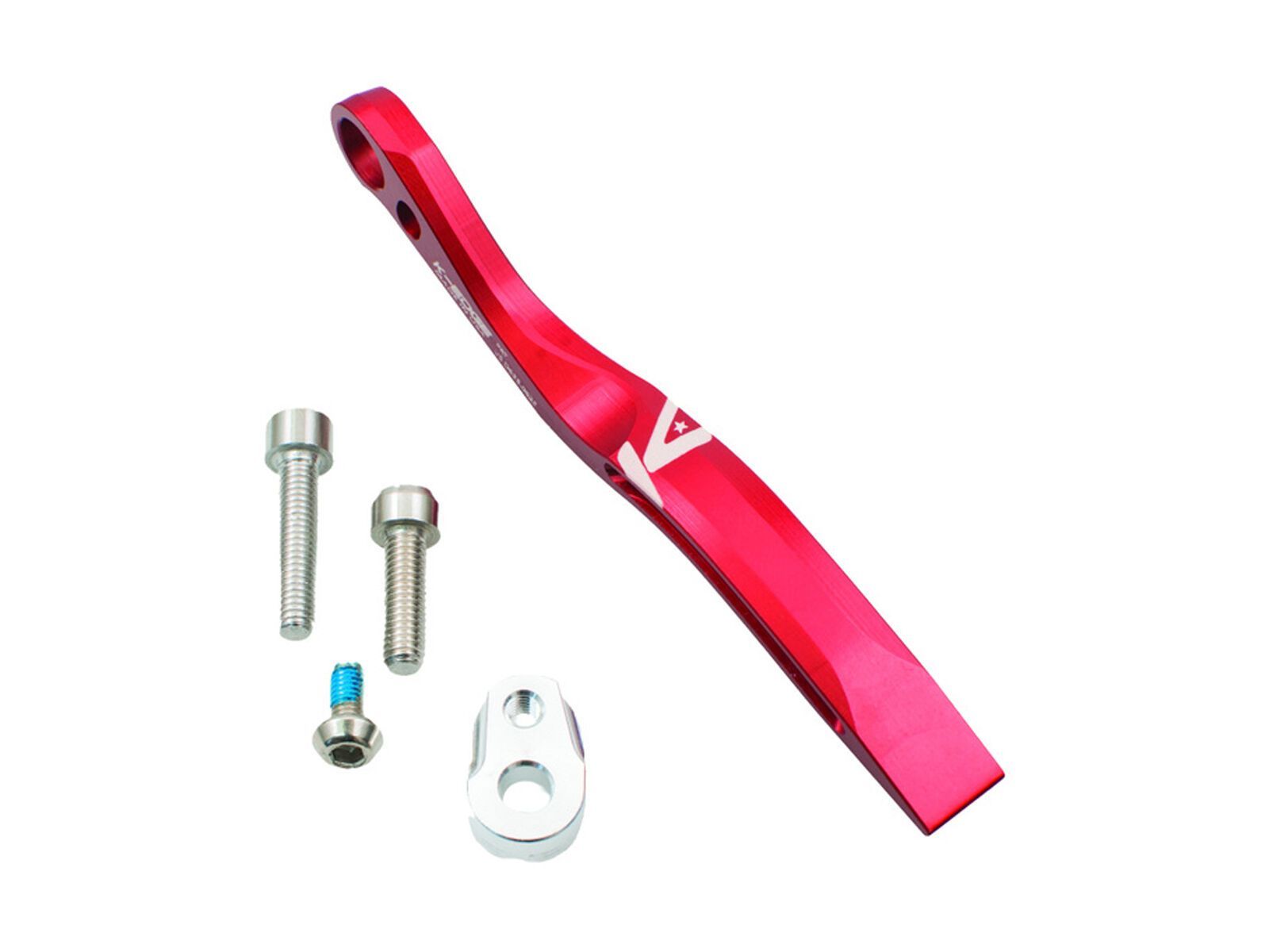 K-Edge Pro Road Braze-on Chain Catcher, red - Bild 1