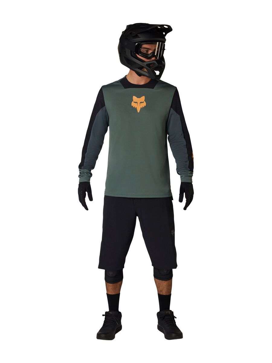 Fox Defend Long Sleeve Jersey Creation, sage - Bild 6