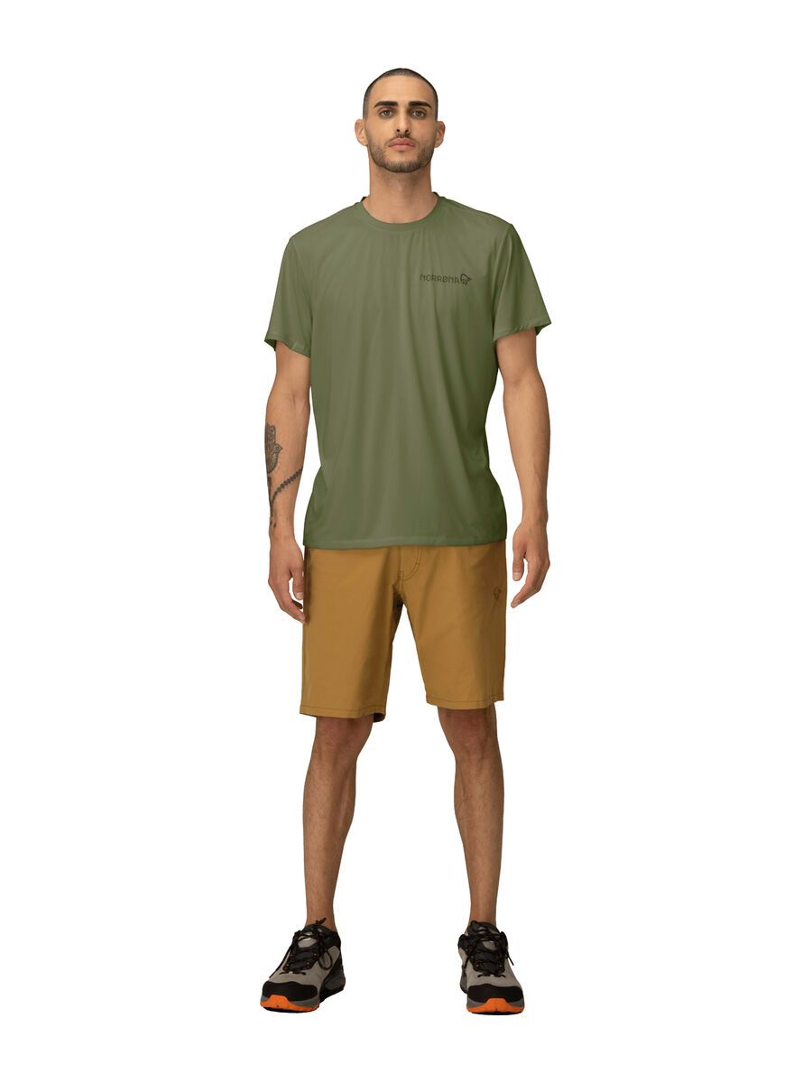 Norrona femund tech T-Shirt M's, loden green - Bild 3