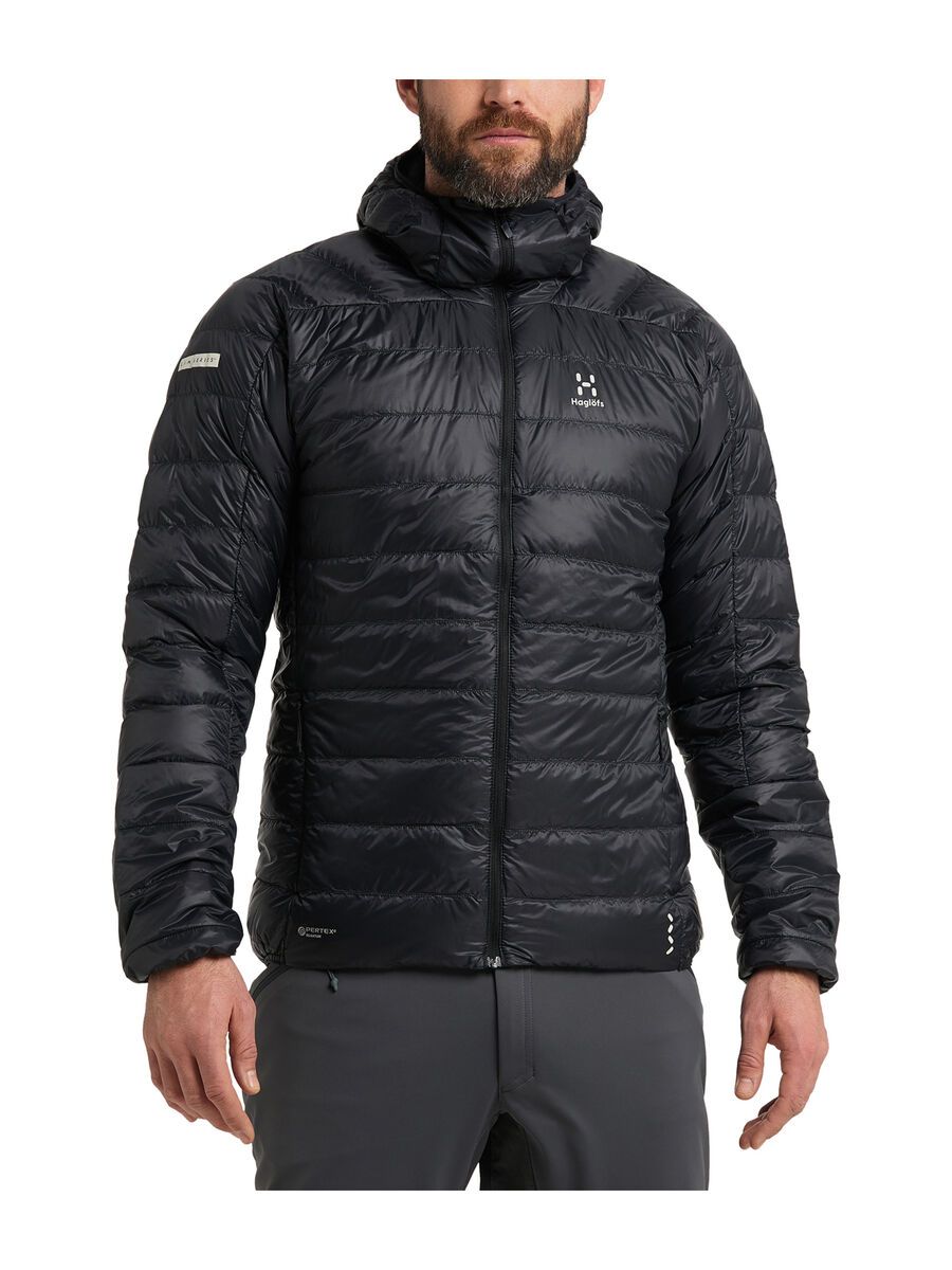 Haglöfs L.I.M Down Hood Men, true black - Bild 3