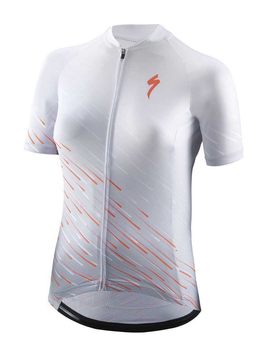 Specialized Women's SL Shortsleeve Jersey, white/acid lava - Bild 1