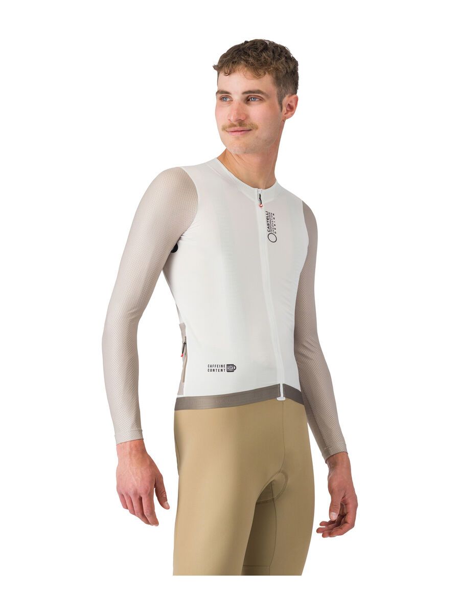 Castelli Corretto LS Jersey, ivory/clay-black - Bild 1