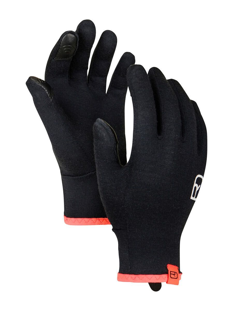 Ortovox 185 Rock'n'wool Glove Liner W, black raven - Bild 1