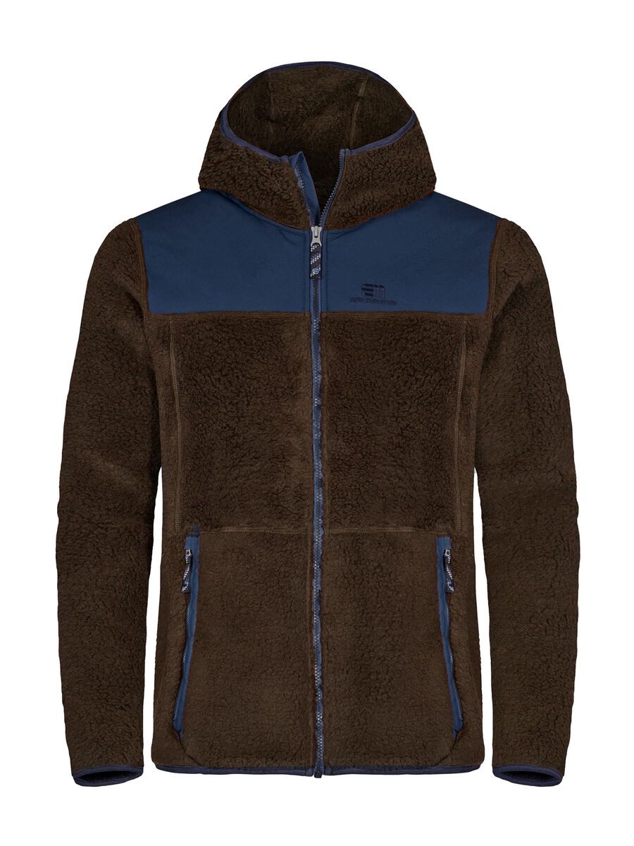 Elevenate Men's Glacier Pile Hood, shiitake brown - Bild 1