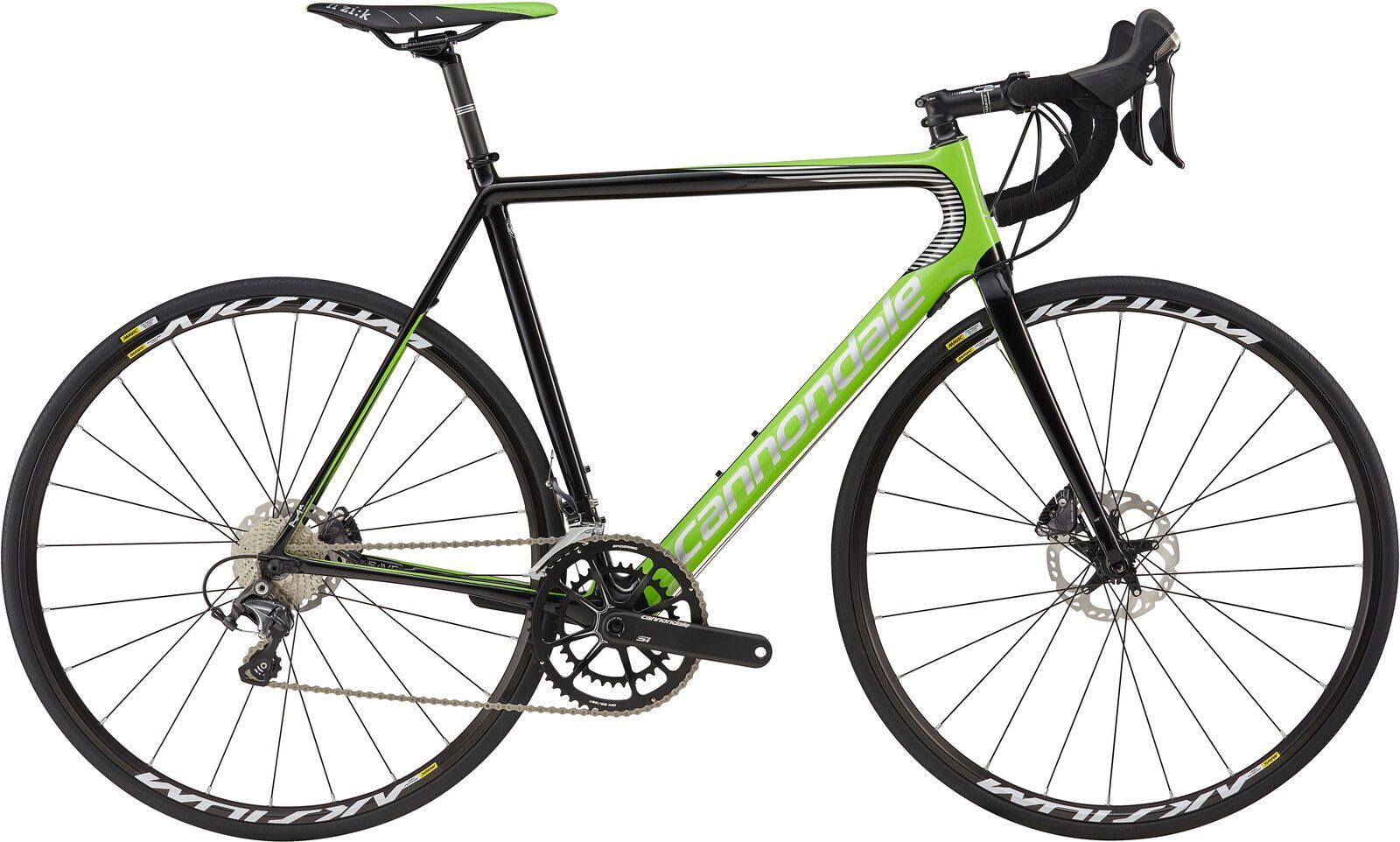 Cannondale SuperSix Evo Hi-Mod Disc Ultegra, green/black - Bild 1