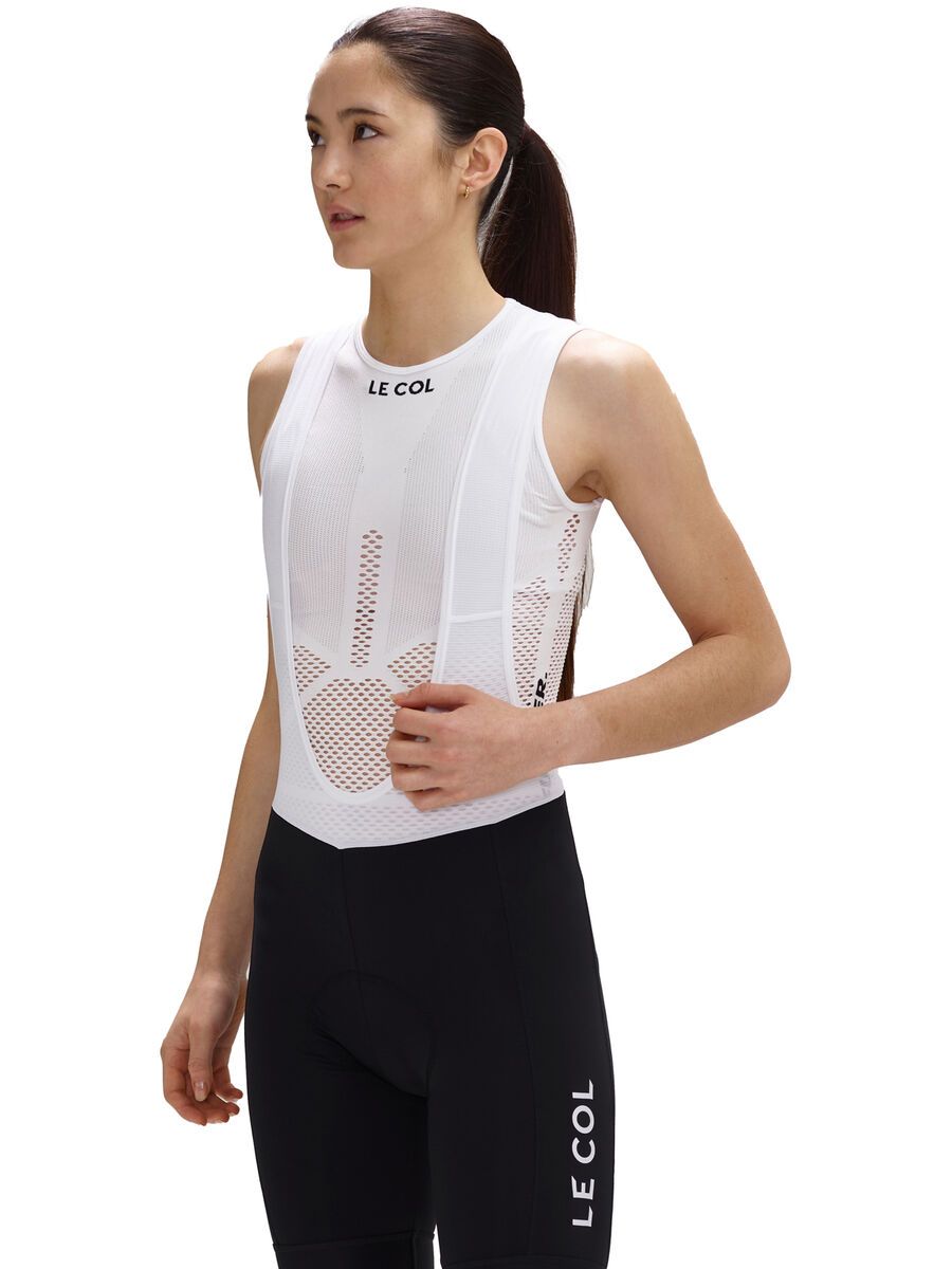 Le Col Unisex Pro Mesh Sleeveless Base Layer, white - Bild 4