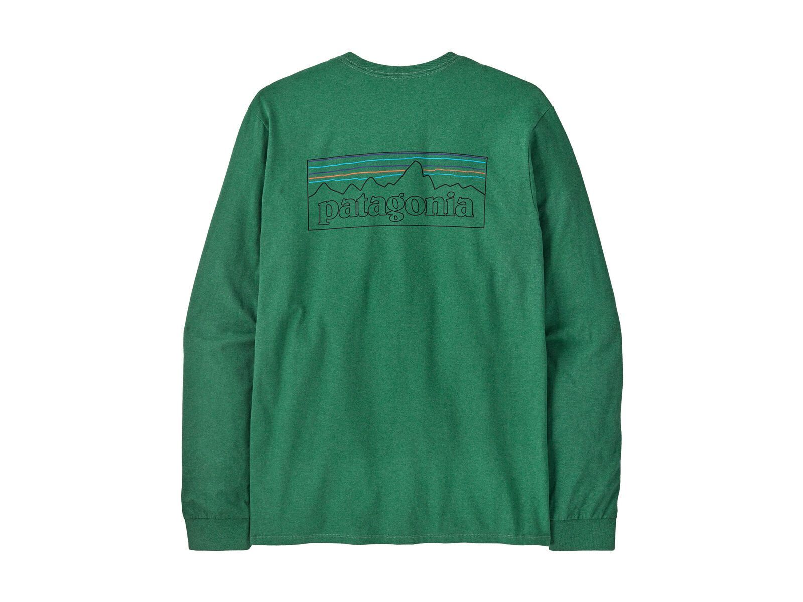 Patagonia Men's Long-Sleeved P-6 Logo Responsibili-Tee, heartleaf green - Bild 2