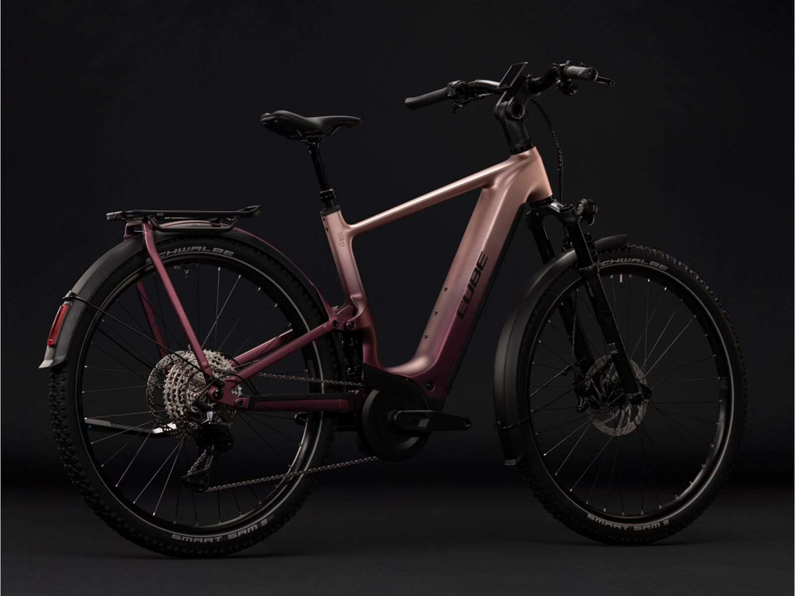 Cube Nuride Hybrid One11 SLX 800, mauve´n´black - Bild 3