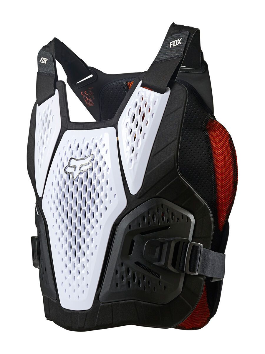 Fox Raceframe Impact Soft Back Guard D3O, white - Bild 1