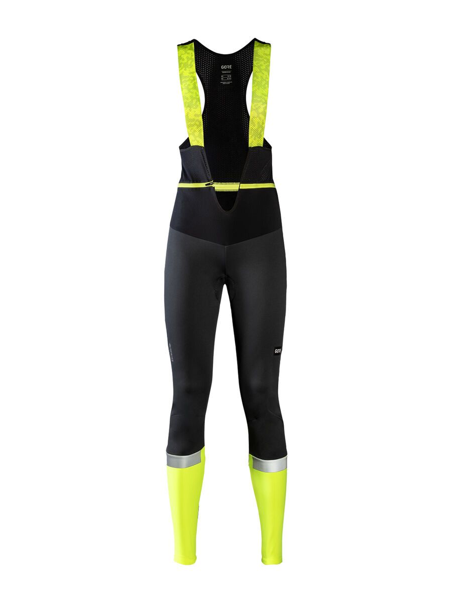 GOREWEAR Gore Wear Ability Windstopper Thermo Trägerhose+ Damen black/neon yellow XS 100825-9908-36