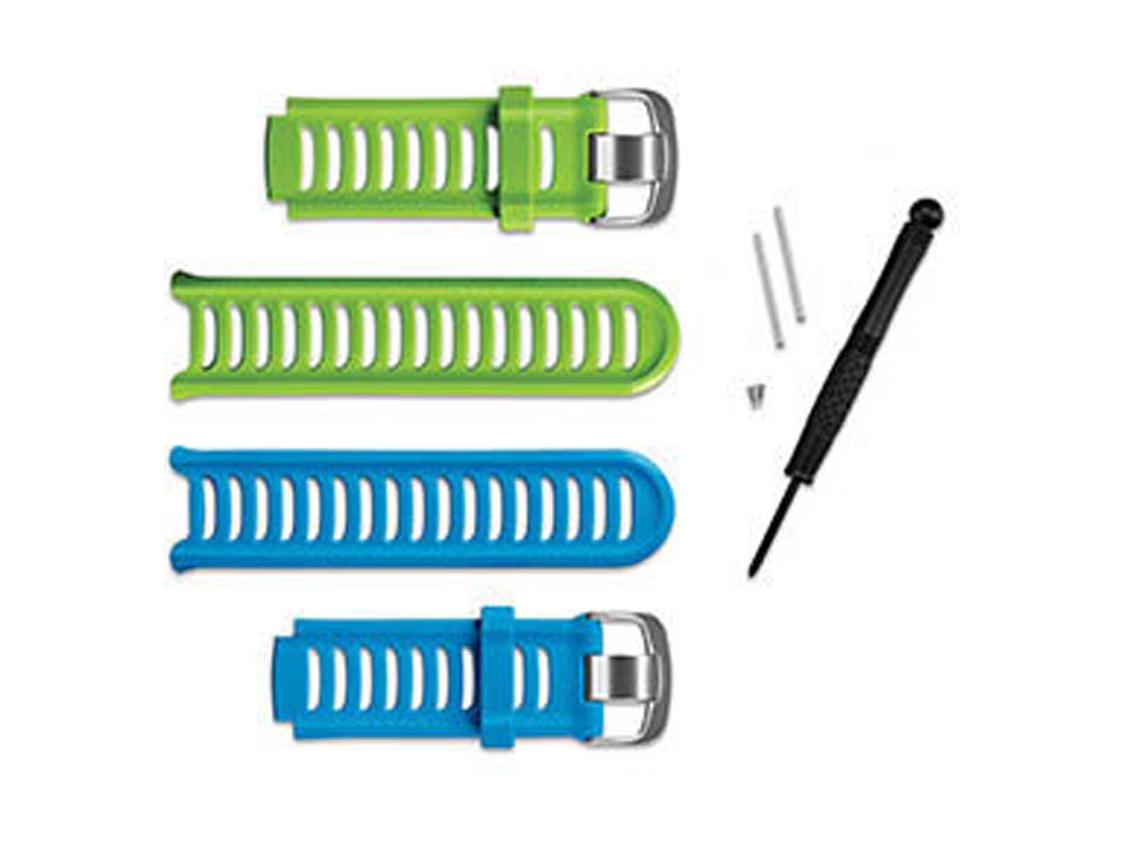 Garmin Forerunner 910XT Ersatzarmband, blau und grün - Bild 1