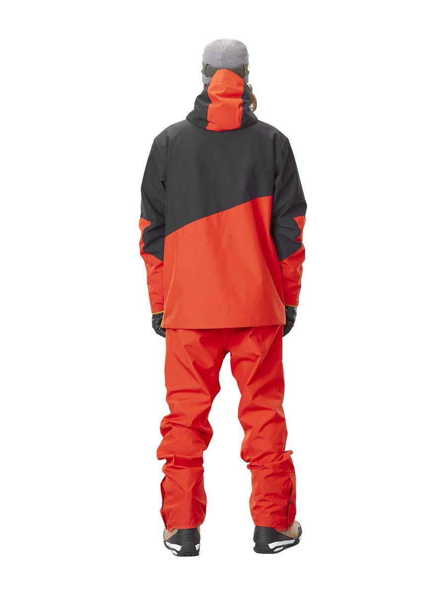 Picture Trifid Jacket, black/pumpkin red - Bild 4
