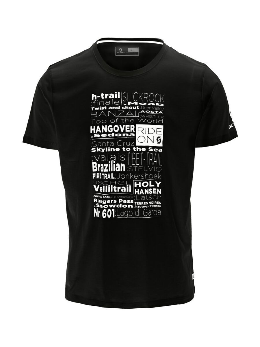 Scott 15 Casual s/sl Tee, black - Bild 1