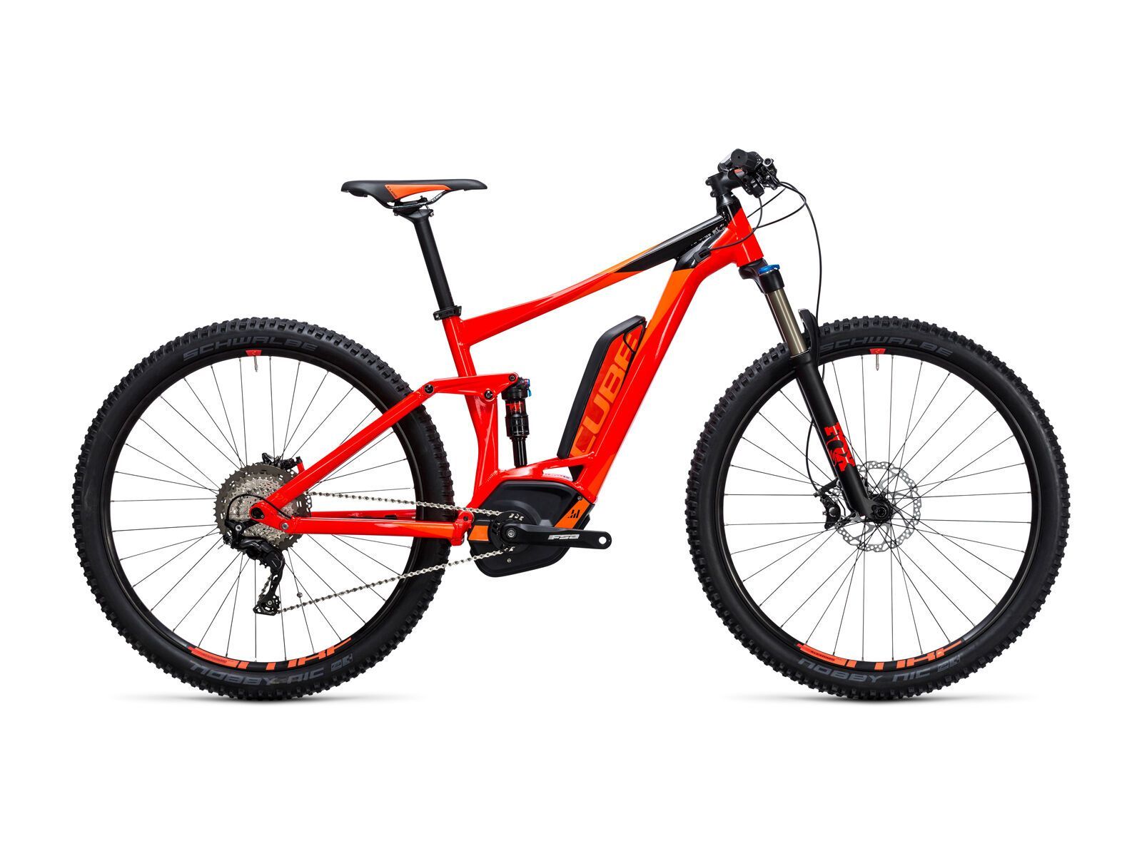 Cube Stereo Hybrid 120 HPA Race 500 27.5, red´n´flashorange - Bild 1