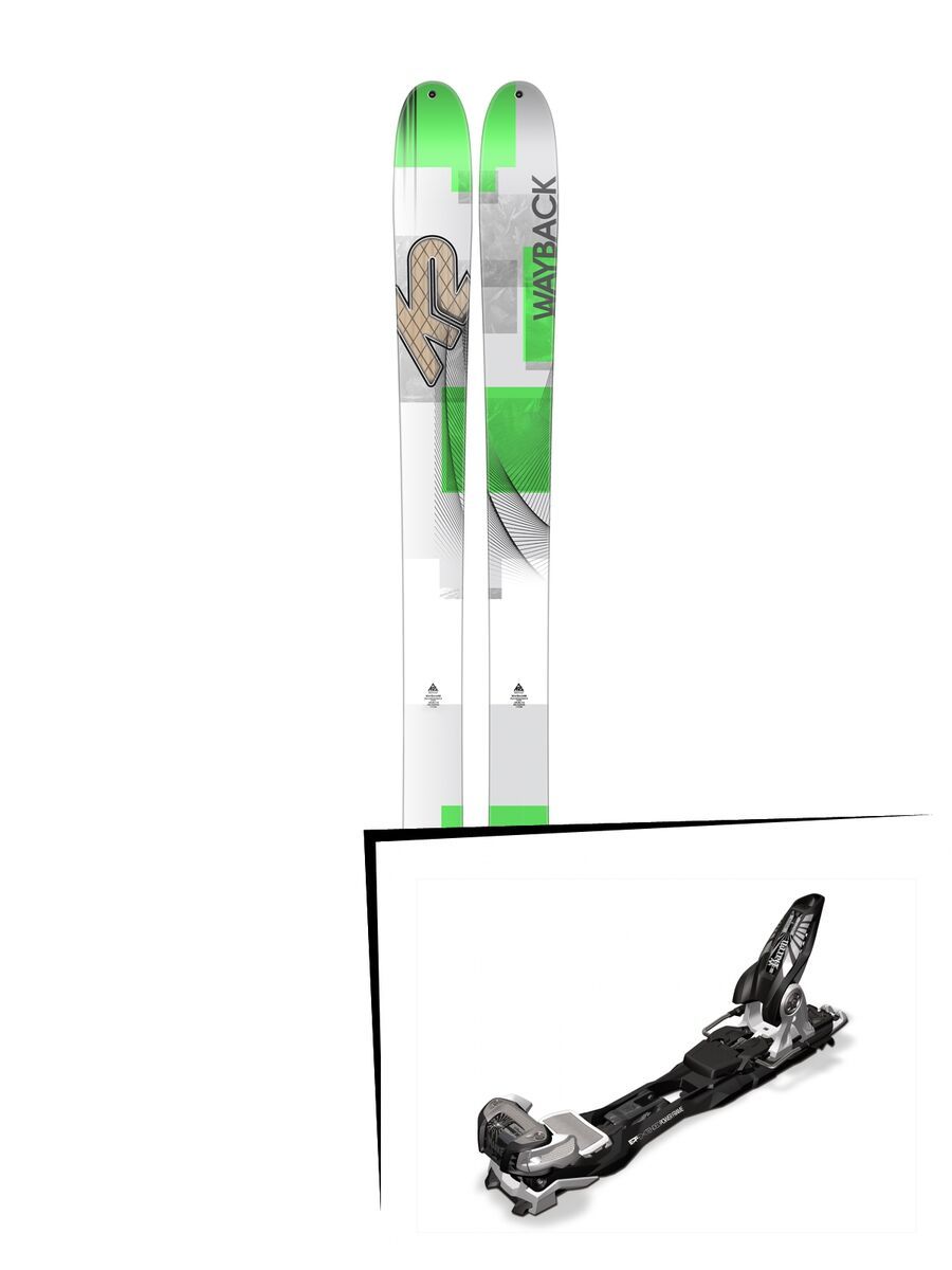 K2 SKI Set: Wayback 96 2016 + Marker Baron EPF 13 - Bild 1