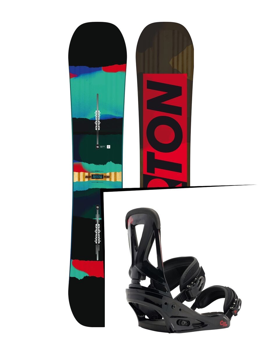 Burton Set: Process Flying V Wide 2016 + Burton Custom - Bild 1