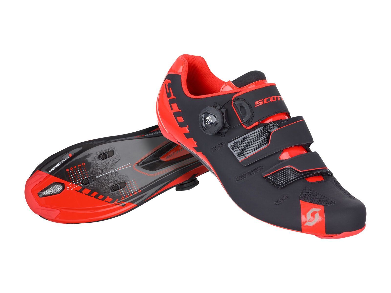 Scott Road Premium, black/neon red gloss - Bild 1