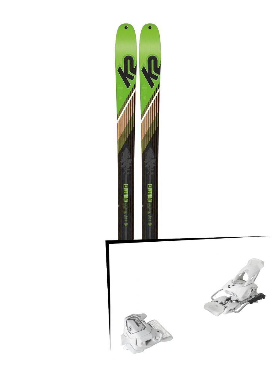 Set: K2 SKI Wayback 88 2019 + Tyrolia Attack² 12 GW matt white - Bild 1