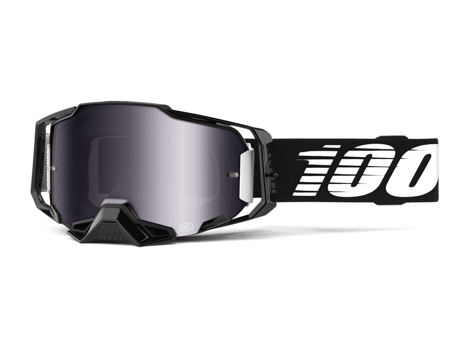 100% Armega Goggle - Mirror Silver Flash, black - Bild 1