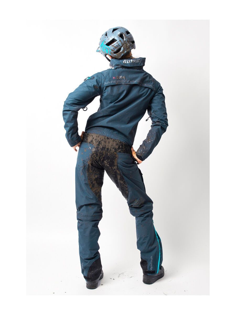 dirtlej DirtSuit Core Edition Ladies Cut, steel blue/turquoise - Bild 11