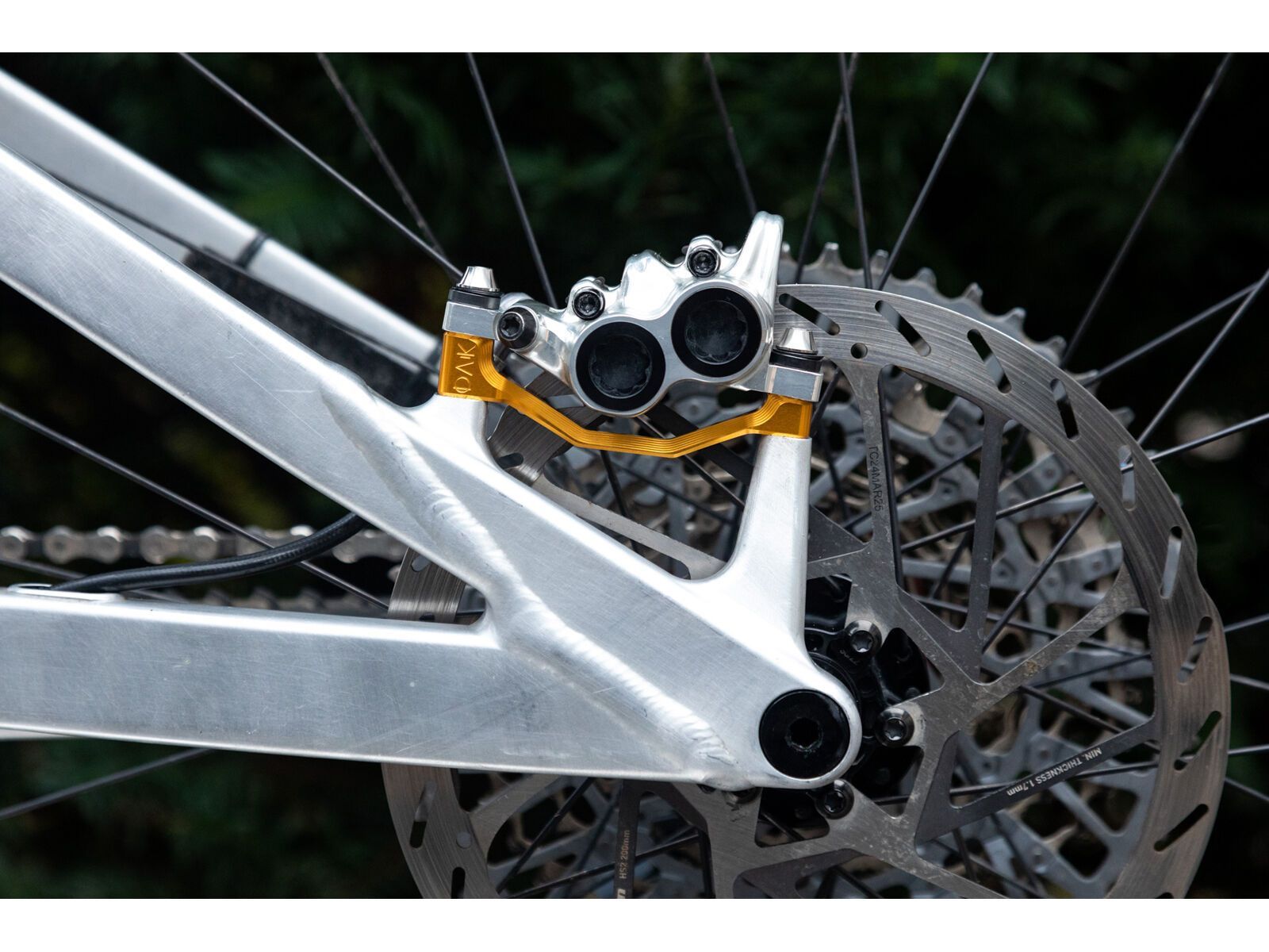 OAK Components Plasmadapt Bremsadapter PM +20 mm, gold - Bild 2