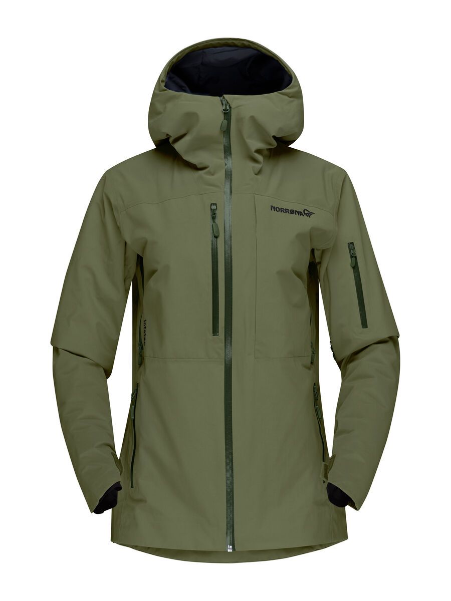 Norrona lofoten Gore-Tex Insulated Jacket W's, olive night - Bild 1