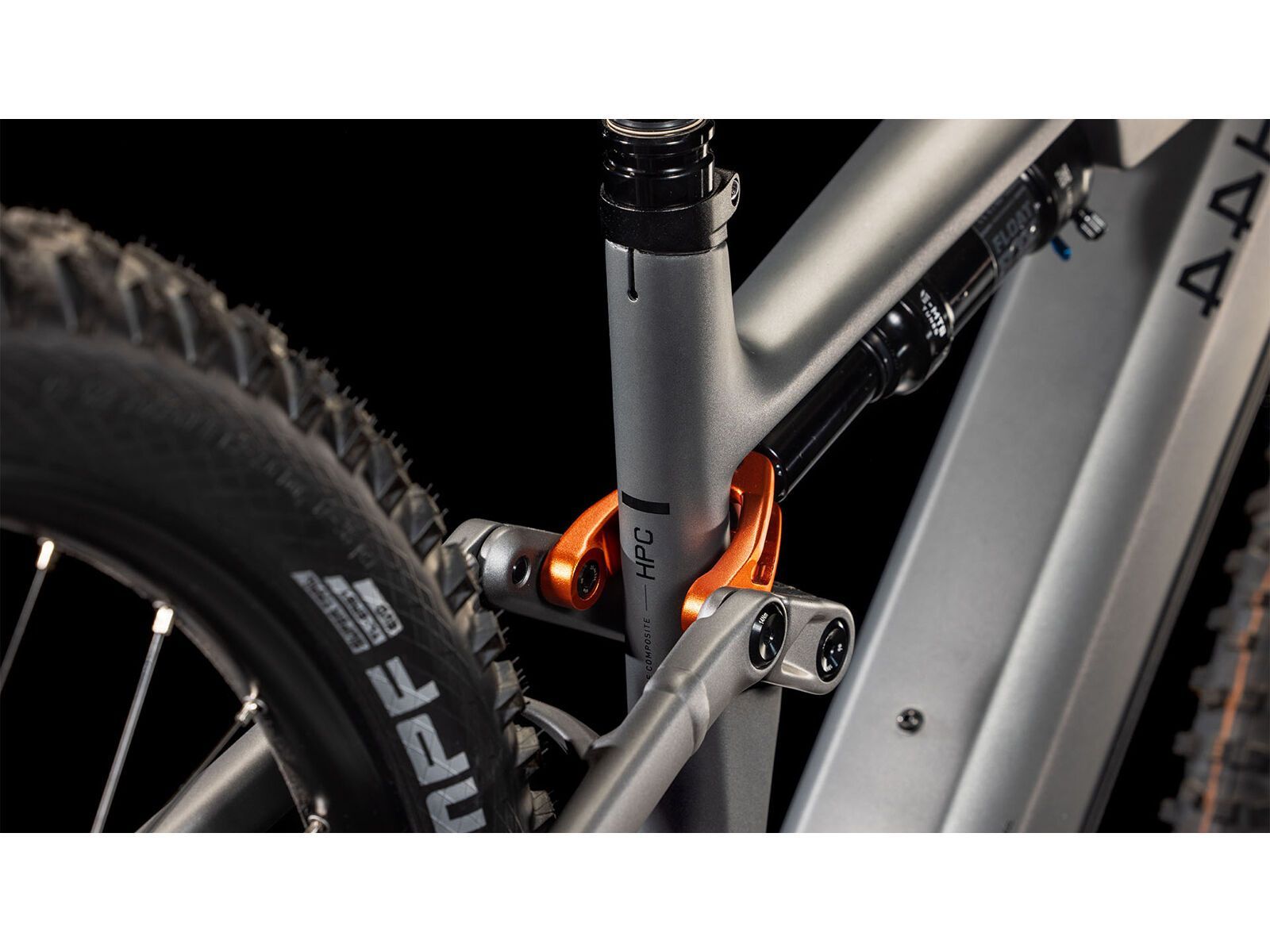 Cube Stereo Hybrid One44 HPC SLX 800 27.5, slabgrey´n´orange - Bild 3