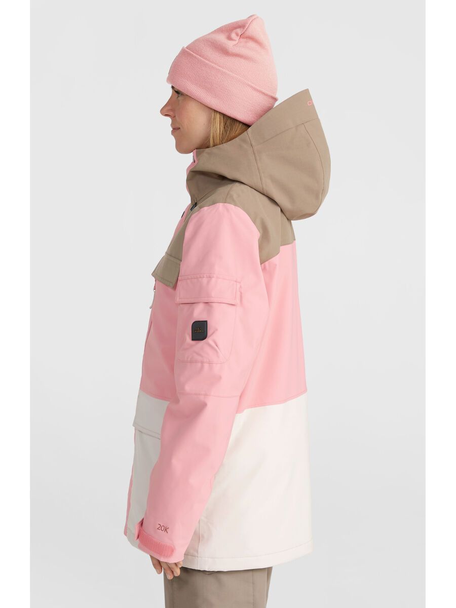 O’Neill Utility Pro Hybrid Jacket Women, genuine pink colour block - Bild 6