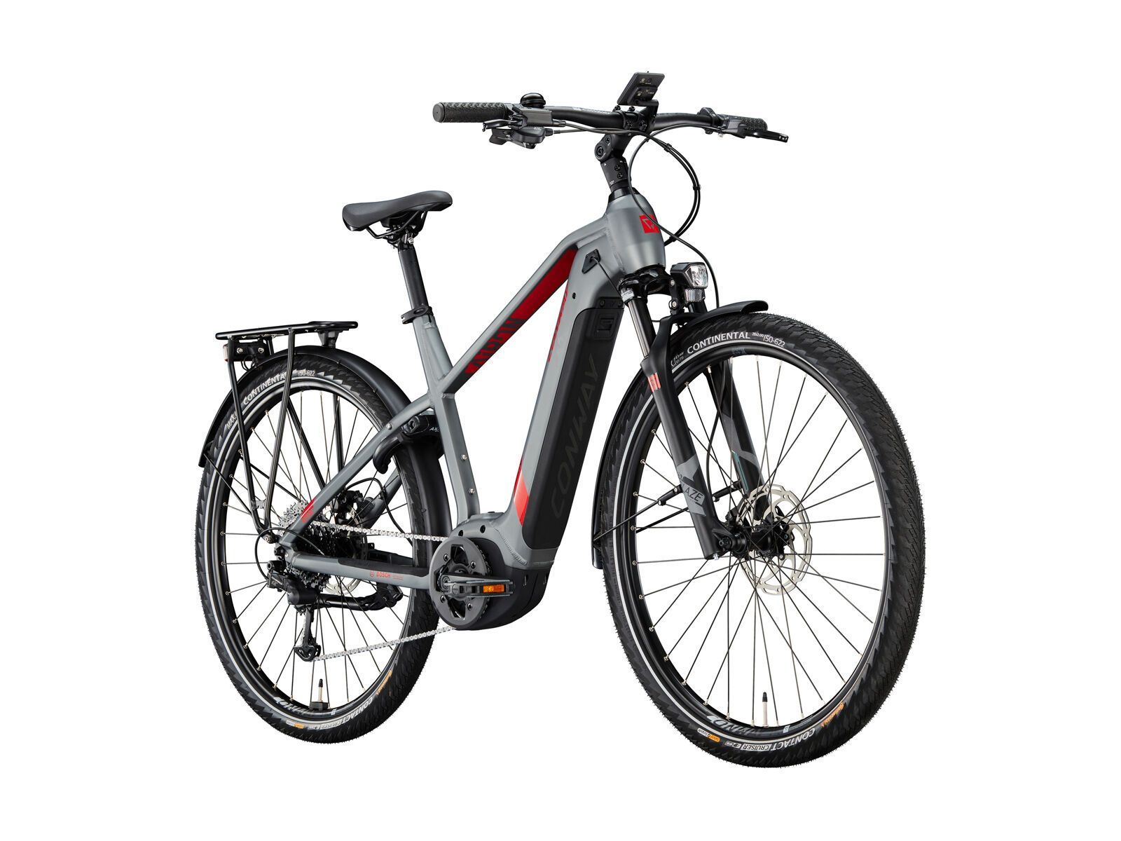 Conway Cairon T 2.0 625, shadowgrey metallic matt/red metallic - Bild 2