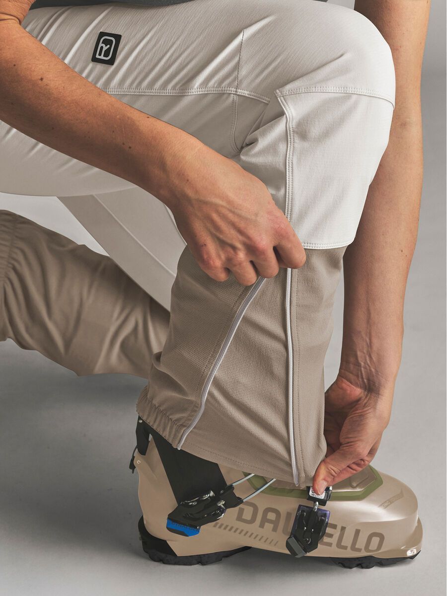 Ortovox Venet Softshell Pants W, white tea - Bild 8